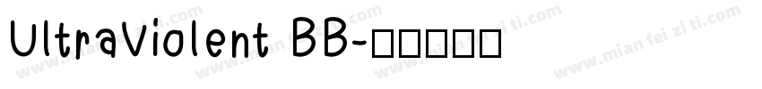 UltraViolent BB字体转换